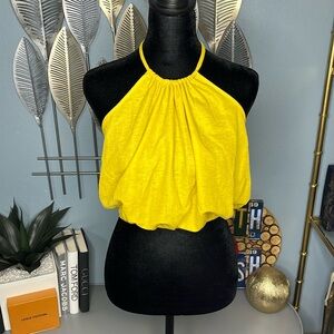 ZARA Open Back Crop Halter Top